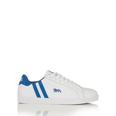 White and blue 'Coburn' trainers